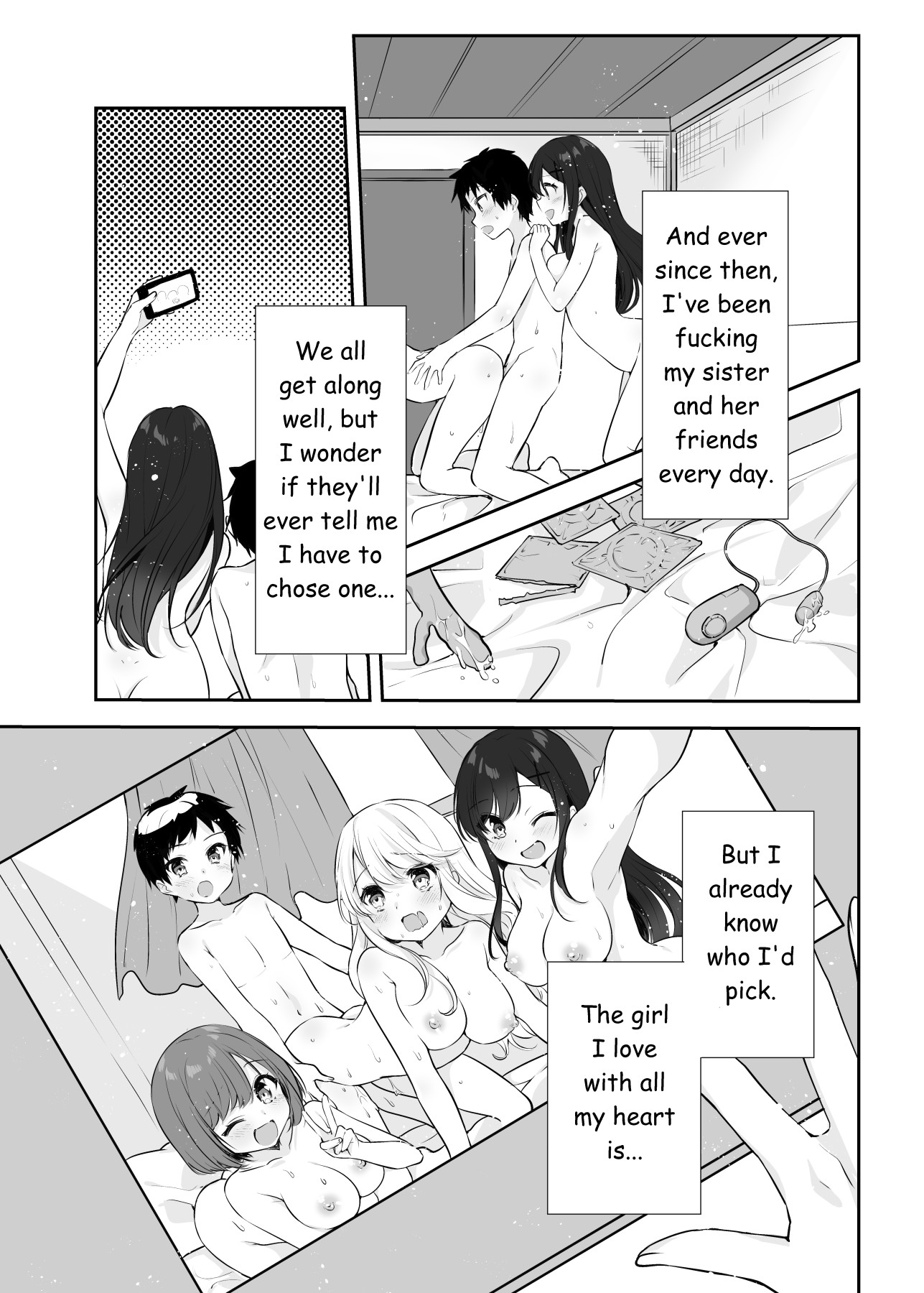 Hentai Manga Comic-The Tables Were Turned When I Tried to Rape my Sister and Her Friends While They Were Asleep-Read-61